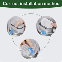 Pack of 8 | AutoFresh 4L Stainless Pet Water Fountain Filter |1-Year Supply