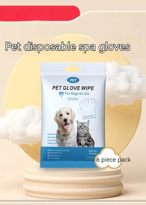 Pet Cleaning Gloves & Wipes