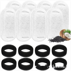 Pack of 8 | AutoFresh 4L Stainless Pet Water Fountain Filter |1-Year Supply