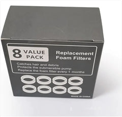 Pack of 8 | AutoFresh 4L Stainless Pet Water Fountain Filter |1-Year Supply